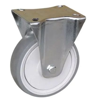 Produktfoto 1 von Guitel Hervieu Fest Lenkrolle, Rad ø 125mm, 175kg, Ges H. 158mm, Rad B. 34mm, 105 x 80mm, Platte, Thermoplastischer