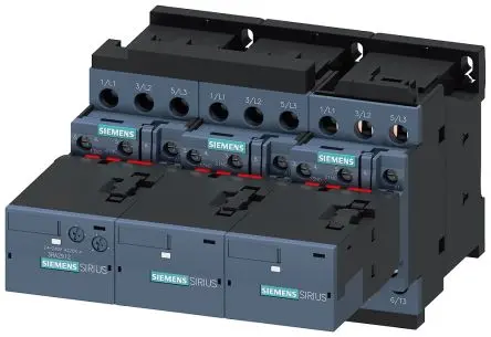 Produktfoto 1 von Siemens SIRIUS Schütz-Anschluss Bausatz Schützbaugruppe für Stern-Dreieck für 5 kW/400 V ac 230 V), Delta Stern
