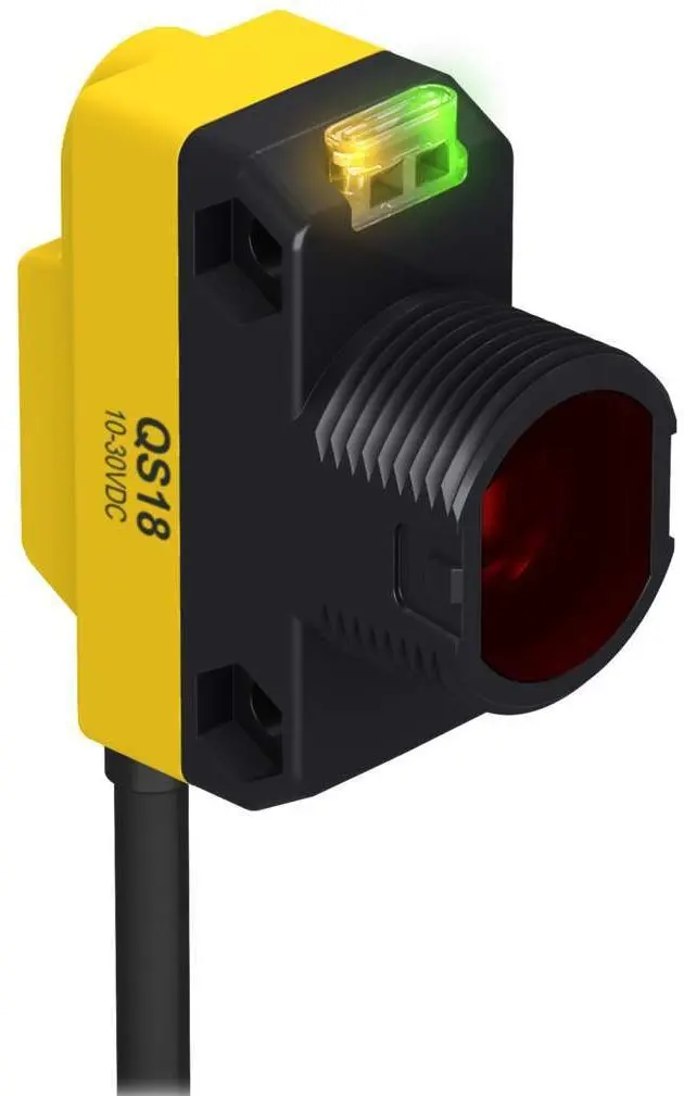 Produktfoto 1 von Banner Rechteckig Optischer Sensor, Retroreflektierend, Bereich 3000 mm, PNP Ausgang, Zopf QD, Hell-/dunkelschaltend