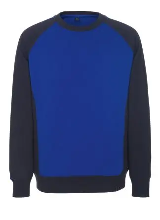 Produktfoto 1 von Mascot Workwear 50570 Unisex Sweatshirt, Polyester, Baumwolle Blau Überziehen, Größe XS
