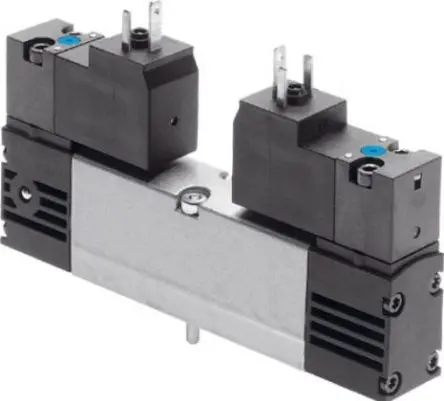 Produktfoto 1 von Festo 5/2 Doppelmagnet VSVA Pneumatisches Magnetventil ISO 15407-1, Elektrisch-betätigt 230V