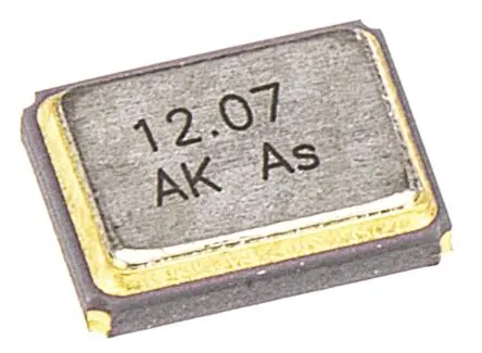 AKER 25 MHz Quarz, Oberfläche, ±30 ppm, 12 pF, B. 2mm, H. 0.6 mm, L. 2.5 mm, SMD, 4-Pin