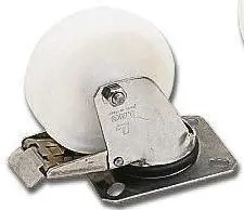 Produktfoto 1 von LAG Gebremst, schwenkbar Lenkrolle, Rad ø 125mm, 250kg, Ges H. 160mm, Rad B. 40mm, 102 x 83mm, Platte,