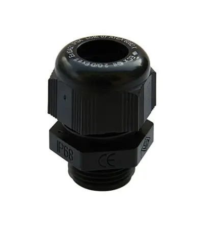 Produktfoto 1 von SIB SIB-TEC Kabelverschraubung, M16 Polyamid Schwarz 5 mm/ 8 mm, IP68