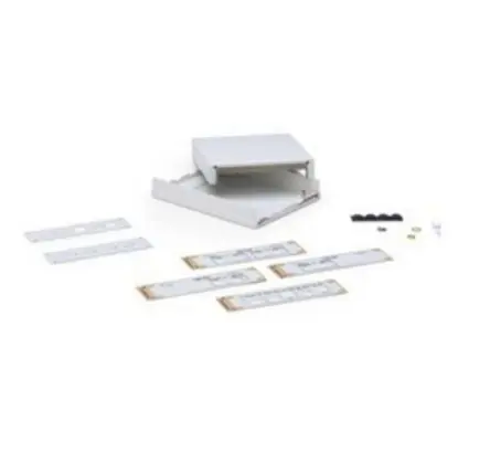 Produktfoto 1 von Digilent Gehäuse, Weiß, Hellgrau, Aluminiumguss, für Gehäuse, 3.5 mm
