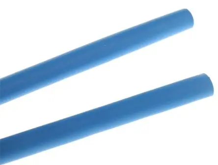 Produktfoto 1 von TE Connectivity RNF-3000 Wärmeschrumpfschlauch, Polyolefin Blau, Ø 6 mm Schrumpfrate 3:1, Länge 1.2m