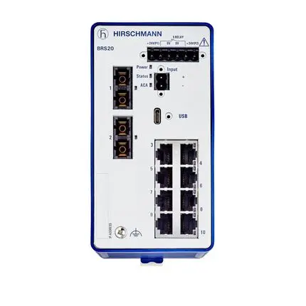 Produktfoto 1 von Hirschmann Ethernet-Switch 10-Port Managed 100Mbit/s