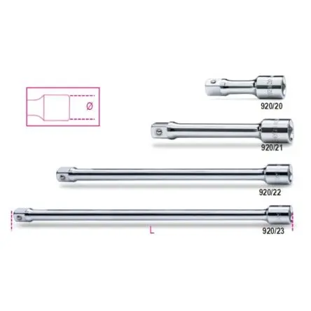 Produktfoto 1 von BETA 1/2 in Buchse SW 22 mm x 375mm