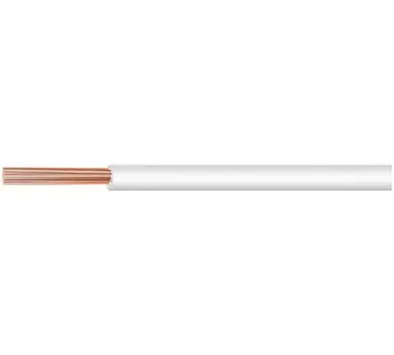 Produktfoto 1 von Huber+Suhner RADOX 155 Schaltdraht 0.75 mm², 18 AWG 100 m Weiß Polyolefin