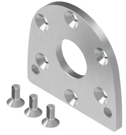 Produktfoto 1 von Festo Flansch zur Verwendung mit Schwenkantriebe, Serie DRVS