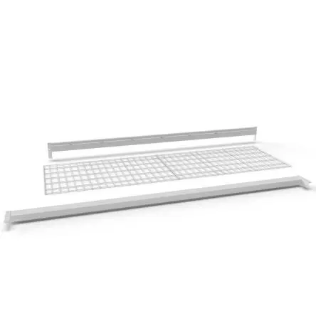 Manorga Regalsystem, Stahlblech, verzinkt, RAL 7024, 2000 mm x 2000mm, 1200 mm, 4500 kg Last