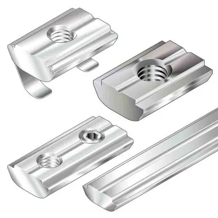 Produktfoto 1 von Bosch Rexroth Verbindungskomponente, Schiebeblock, Einschwenkbar, Befestigungs- und Anschlusselement für 8mm, M6