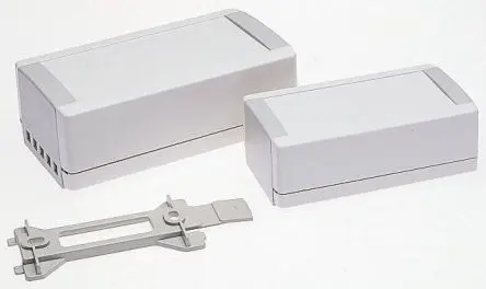 OKW Toptec; Gehäuse; ABS; Grau IP40 Breite 115 mm Höhe 68 mm Länge 194 mm