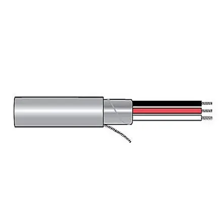 Produktfoto 1 von Alpha Wire Alpha Essentials Communication & Control Steuerkabel, 2-adrig 0.5mm² 20 AWG Grau Geschirmt, 500 ft,