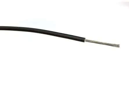 Produktfoto 1 von RS PRO Defence Standard 61-12 (Part 6) Schaltdraht 100 m Schwarz Ø 2.55 mm 32 Litzen Polyvinylchlorid