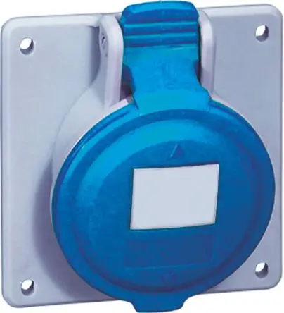 Produktfoto 1 von Legrand P17 Tempra Pro Leistungssteckverbinder Blau, 230V / 32A, Panel IP44