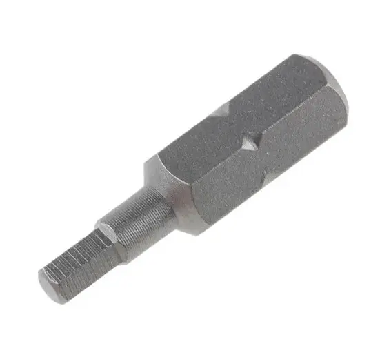 Produktfoto 1 von RS PRO 1/4 in 3 mm Sechskant Schraubbit, 12-Kant, aus CrMo-Stahl, 10-teilig, 25 mm
