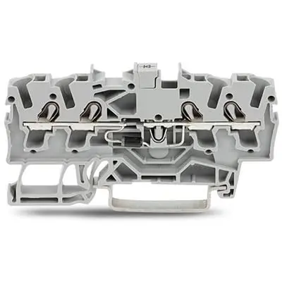 Produktfoto 1 von WAGO TOPJOB S Bauteil-Anschlussklemmenblock 1 Grau, 2.5mm² Einsteck-Anschluss