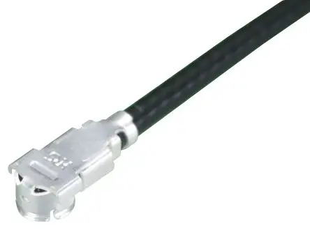 Produktfoto 1 von Hirose U.FL Koaxialkabel Buchse, 50 Ω Buchse, 100 mm, UFL / UFL, Schwarz