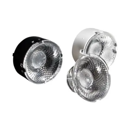 Produktfoto 1 von Ledil Yasmeen 35 LED Linse 1-LEDs Rund aus Polymethylmethacrylat Elliptisch, Klar 26 °, Ø 35.0 mm x 18 mm