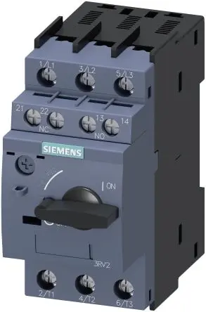 Produktfoto 1 von Siemens 3RV2 Motorschutzschalter, 2.8A, 4 A Schutzschalter 690V 45mm x 96.9 mm SZ S00 mit Magnetisch