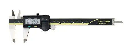 Produktfoto 1 von Mitutoyo 150 mm Digital Digital Zoll, Metrisch Messschieber / ±0.001 in 0.01 mm, DKD/DAkkS-kalibriert
