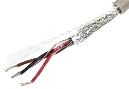 Produktfoto 1 von Alpha Wire Pro-Tekt Datenkabel, 2-paarig 100 m Ø 4.83 mm Polyvinylchlorid isoliert Grau