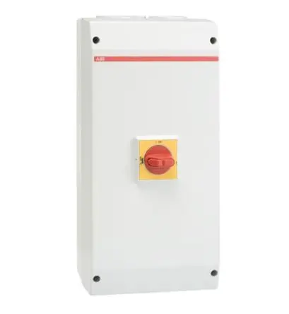 Produktfoto 1 von ABB OTE Trennschalter 3-polig 100A 37 kW Rot, Gelb IP65