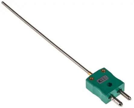 Produktfoto 1 von RS PRO XQ Edelstahl Mineralisoliertes Thermoelement Typ K, Ø 3 mm x 150 mm → 1100 °C, ISO-kalibriert
