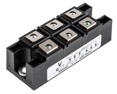 Produktfoto 1 von Vishay Brückengleichrichter-Modul 1600 V 1.5 kA Panel 1.49 V INT-A-pak Einfach 6-Pin 10 mA