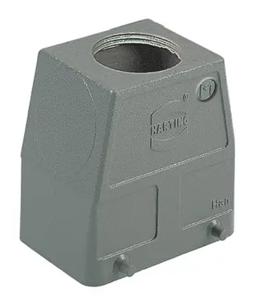 Produktfoto 1 von HARTING 1920000 Kappe für robusten Stromversorgungsstecker Doppelter Hebel 2 32A Steckverbinderkappe, IP65