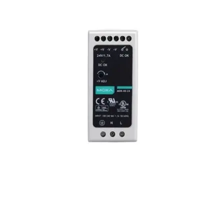 Produktfoto 1 von MOXA MDR Power Supply DIN-Schienen Netzteil DIN-Hutschiene 264V ac Wechselstrom/Gleichstrom / 1.7 A 24V dc DC 40 W