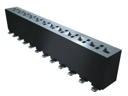 Produktfoto 1 von Samtec FHP Leiterplattenbuchse Gerade Oberfläche 2-polig / 1-reihig, Raster 3.962 mm Lot