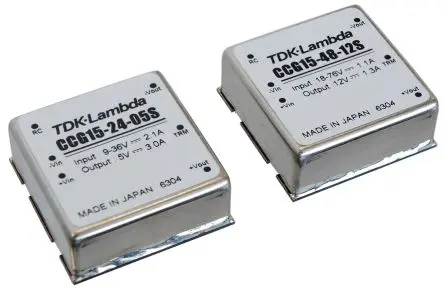 TDK-Lambda CCG15 DC/DC Konverter, 3.3V dc OUT 4 A Durchsteckmontage 36V dc 500 V dc 13.2 W -40 °C 85 °C