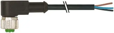 Produktfoto 1 von Murrelektronik Limited 7000, 3-polig Sensor-Betätigungselementkabel, Rechtwinklig Buchse / Nicht abgeschlossen, Länge 10