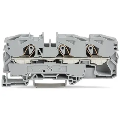 Produktfoto 1 von WAGO TOPJOB S Anschlussklemmenblock DIN-Schiene 1 Rot, 16mm², 600V Einsteck-Anschluss IECEx/ATEX/CSA