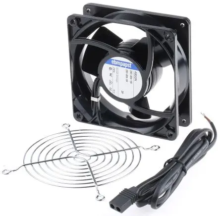 Produktfoto 1 von ebm-papst 4000 Z Axial-Lüfterkit, Kugel, 230V ac / 19 W 0.12 A, 2650 U/min, 160 m³/h IP20 119 mm 119mm 38 mm