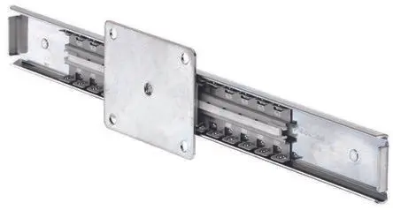 Produktfoto 1 von Accuride 0115RS Weichstahl Linearschiebeeinheit 632 mm, Schiene 35.1 mm x 711 mm, Schlitten 60.3 mm x 76.2 mm