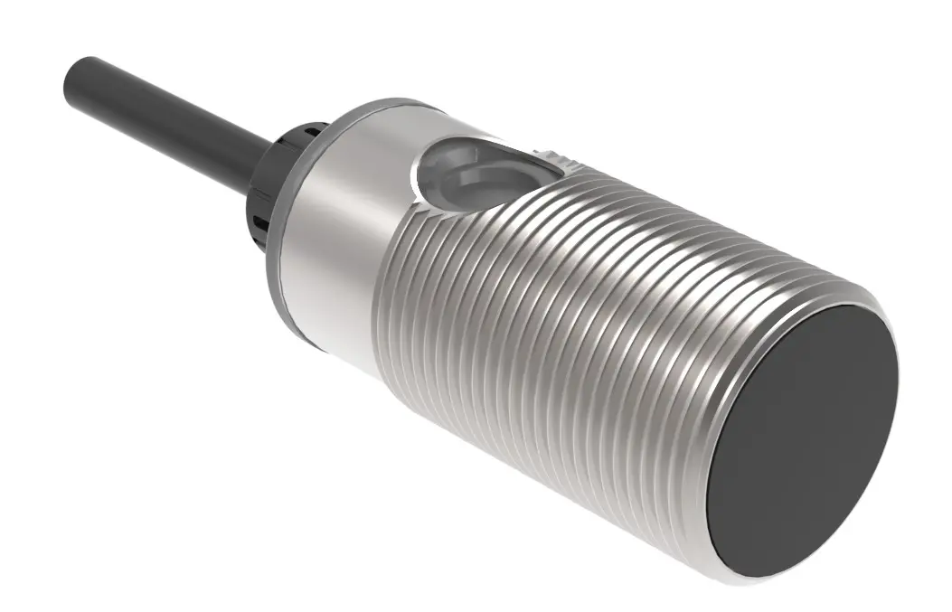 Produktfoto 1 von RS PRO zylindrisch Optischer Sensor, Durchgangsstrahl, Bereich 20 m, Anschlusskabel, Hellschaltend