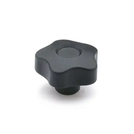 Produktfoto 1 von Elesa Knopf Schwarz M8 Technopolymer auf Polypropylenbasis x 27 mm, mit Gewindebohrung Ø 40 mm