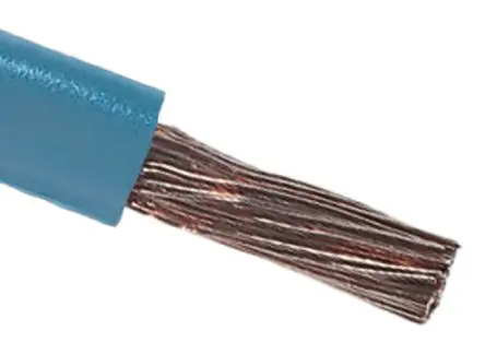Produktfoto 1 von RS PRO H07V2-K Schaltdraht 6 mm², 10 AWG 100 m Hellblau Ø 5.1 mm 84 Litzen Polyvinylchlorid, Polyvinylchlorid