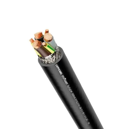 Produktfoto 1 von Lapp ÖLFLEX SERVO 2YSLCY-JB Netzkabel, 3-adrig Litze, 100 m Schwarz, Polyvinylchlorid