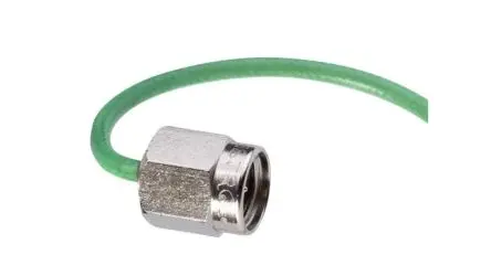 Produktfoto 1 von Huber+Suhner Microbend Koaxialkabel Stecker, 50 Ω Stecker, 2.5 Zoll, SMA / SMA, Blau