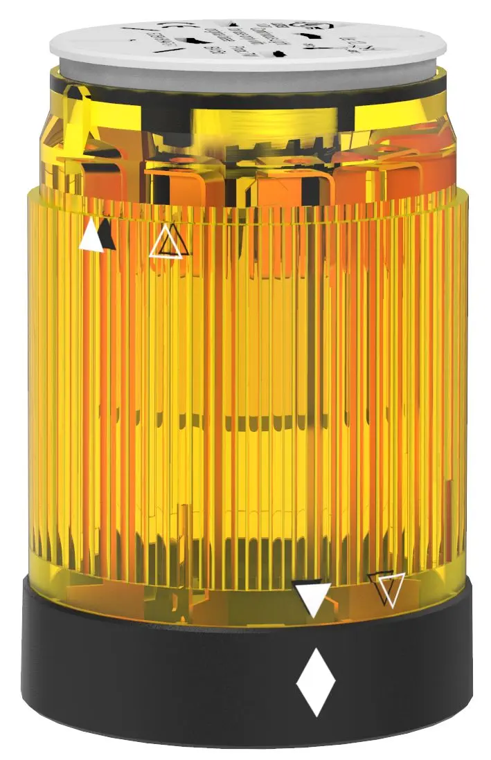 Produktfoto 1 von Pfannenberg Signal Tower BR 50 Signalturm Ununterbrochenes Licht-Licht Gelb, 24 V DC