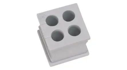 Produktfoto 1 von Icotek KT Kabeltülle 888 mm min. 5 mm, Typ Kabeltülle bis Ø 5 mm Loch ø 888 mm Elastomer Grau -40 °C min. 90 °C max.