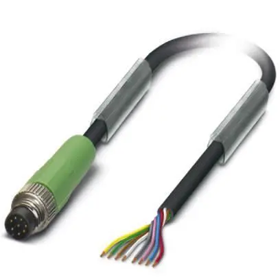 Produktfoto 1 von Phoenix Contact SAC, 8-polig Sensor-Betätigungselementkabel, M8, Gerade Stecker / Nicht abgeschlossen, Länge 5 m