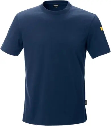 Fristads 7081 XTM T-Shirt, Leitfähiges Gewebe, Baumwolle, Polyester Kurz Marine XS