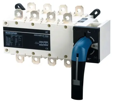 Socomec 41AC Trennschalter ohne Sicherung 3-polig Panel 125A Blau IP65 3-phasig