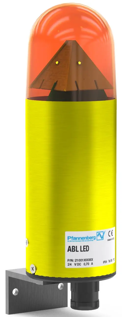 Produktfoto 1 von Pfannenberg ABL / ABS LED-HI LED Blinklicht, Dauerlicht, Blitzlicht Signalleuchte Orange, 230 V AC/DC