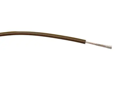 Produktfoto 1 von RS PRO Schaltdraht 100 m Braun Ø 2.55 mm 32 Litzen Polyvinylchlorid